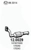 PEUGE 1474675080 Catalytic Converter